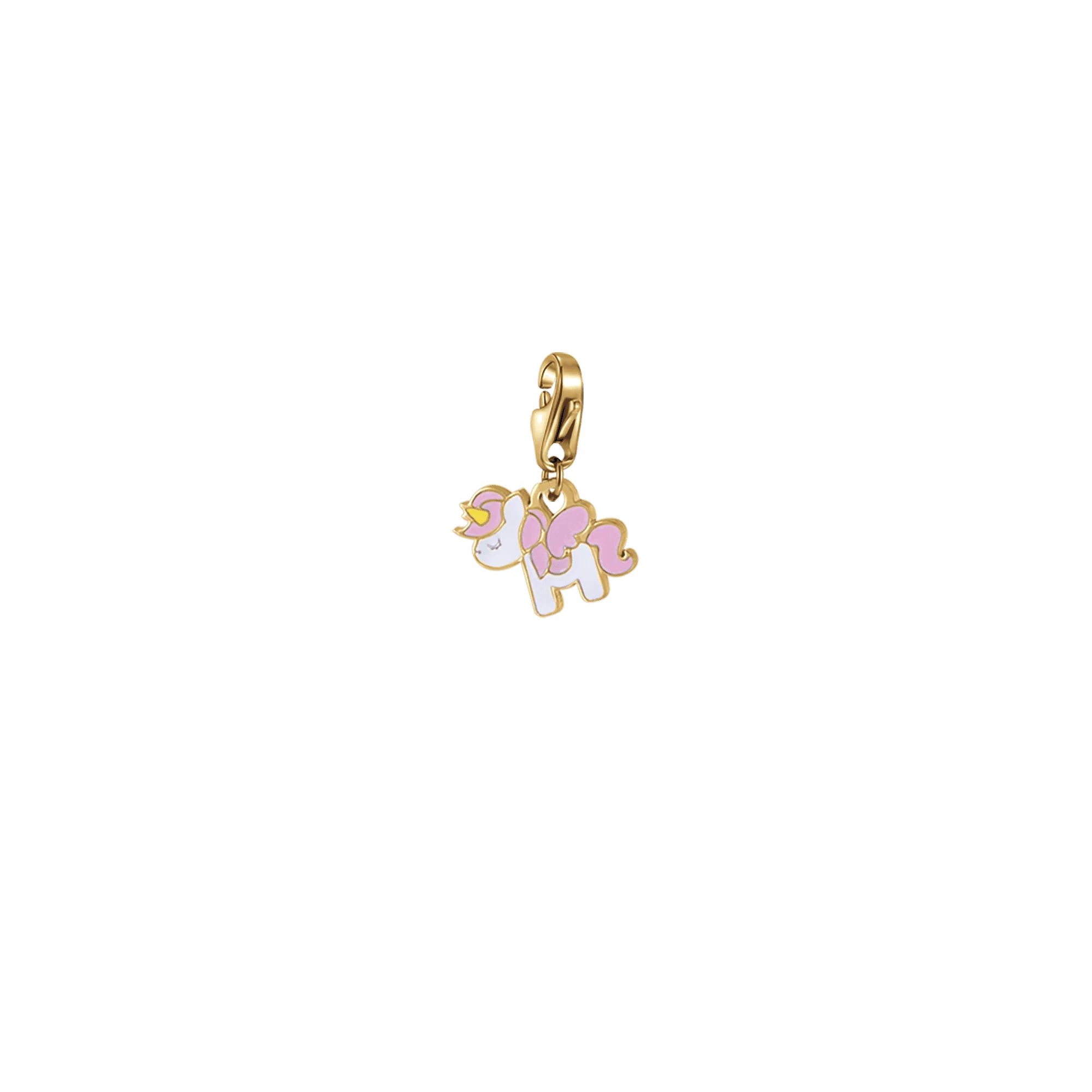 CHARM UNICORNO IN ACCIAIO CON SMALTO - Image 3